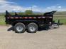 2025 Black SureTrac 6 x10 Lo Pro Dump Trailer , located at 310 West 1st Ave, Big Timber, MT, 59011, (406) 860-8510, 45.833511, -109.957809 - SURE-TRAC 6 X 10 LO PRO DUMP TRAILER, 10K GVW, SINGLE RAM HOIST WITH POWER UP/DOWN, EZ LUBE HUBS, DUAL REAR GATE, ELECTRIC BRAKES BOTH AXLES, (5) D-RING TIE-DOWNS, LED LIGHTS, REAR STOW RAMPS, MESH TARP, DEEP CYCLE BATTERY, 225-15" - 8 PLY RADIAL TIRES, SPARE TIRE CARRIER, 7K DROP FOOT JACK, LOCKABL - Photo#0