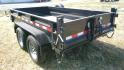 2024 Black SureTrac 5 x 10 LoPro Dump , located at 310 West 1st Ave, Big Timber, MT, 59011, (406) 860-8510, 45.833511, -109.957809 - SURE-TRAC 5 X 10 LO PRO DUMP TRAILER, 7K GVW, EZ LUBE AXLES, SINGLE RAM HOIST, DUAL REAR GATE, LED LIGHTS, 15" RADIAL TIRES, (5) D-RING TIE-DOWNS, POWDER COAT FINISH. DEEP CYCLE BATTERY, BATTERY CHARGER, MESH TARP. OPTIONS: SPARE TIRE - $150.00. THE BEST TRAILERS AT THE BEST PRICE!!! Pi - Photo#1