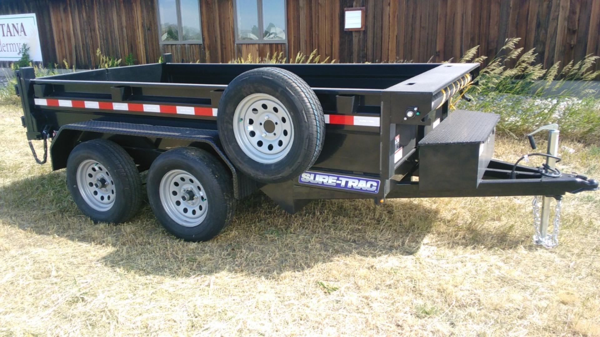 2024 Black SureTrac 5 x 10 LoPro Dump , located at 310 West 1st Ave, Big Timber, MT, 59011, (406) 860-8510, 45.833511, -109.957809 - Photo#3