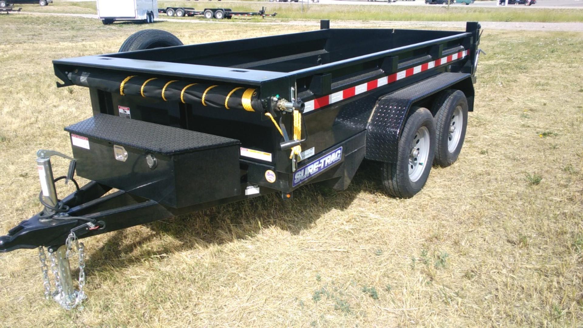 2024 Black SureTrac 5 x 10 LoPro Dump , located at 310 West 1st Ave, Big Timber, MT, 59011, (406) 860-8510, 45.833511, -109.957809 - Photo#4