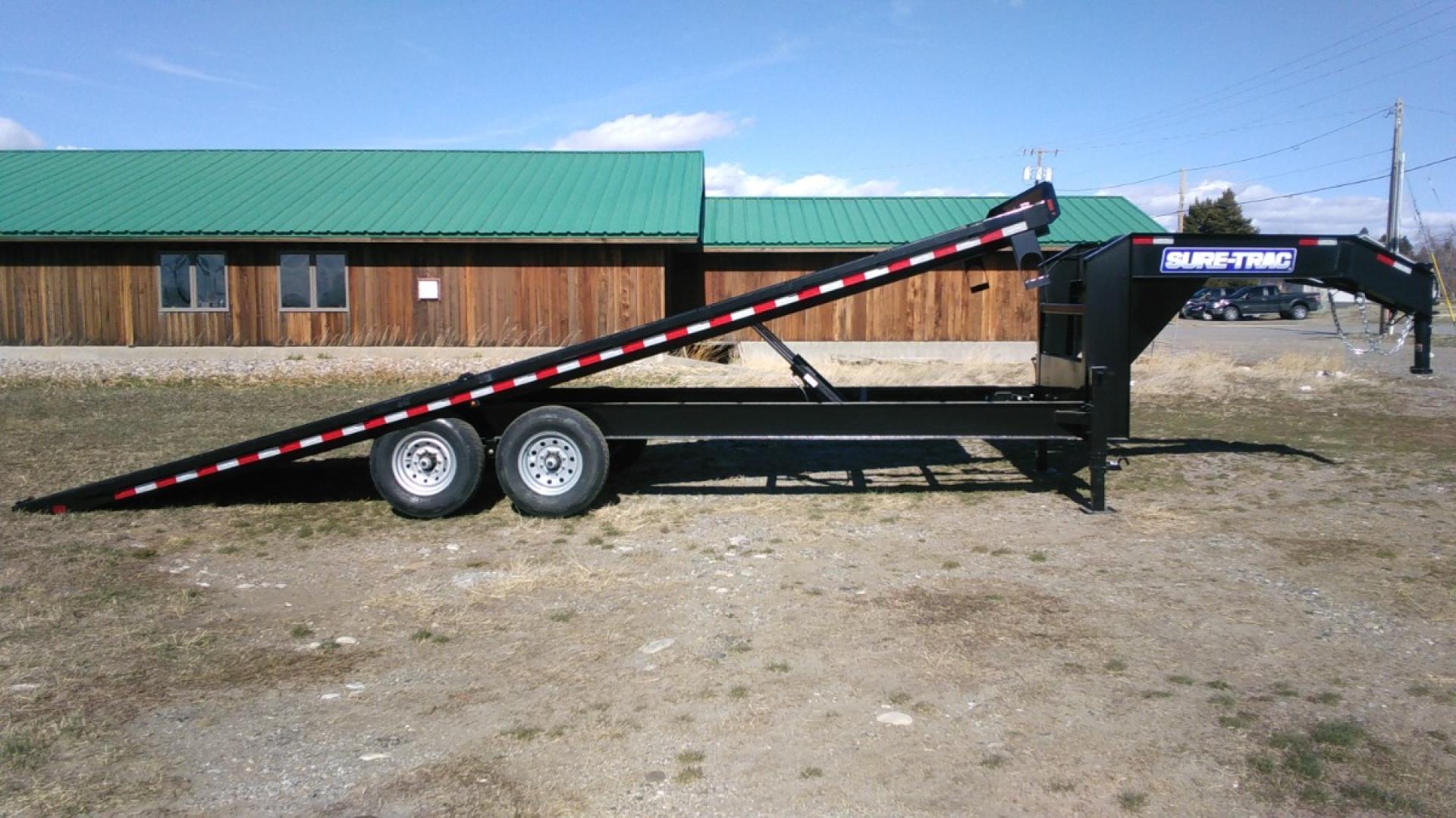 2025 Blk SureTrac 81/2 x 24 LoPro Power Tilt , located at 310 West 1st Ave, Big Timber, MT, 59011, (406) 860-8510, 45.833511, -109.957809 - SURE-TRAC 81-2 X 24 LOW PROFILE POWER TILT DECKOVER TRAILER W- DUAL RAM HOIST, 2 - 7K AXLES W- BRAKES AND EZ LUBE HUBS(15K GVW), 16"-10 PLY RADIAL TIRES, 12K JACK, SPARE TIRE CARRIER, LED LIGHTS, ADJUSTABLE 2 5-16 COUPLER, HD SLIPPER SPRING SUSPENSION, DEEP CYCLE MARINE BATTERY, PRESSURE TREATED WOO - Photo#5