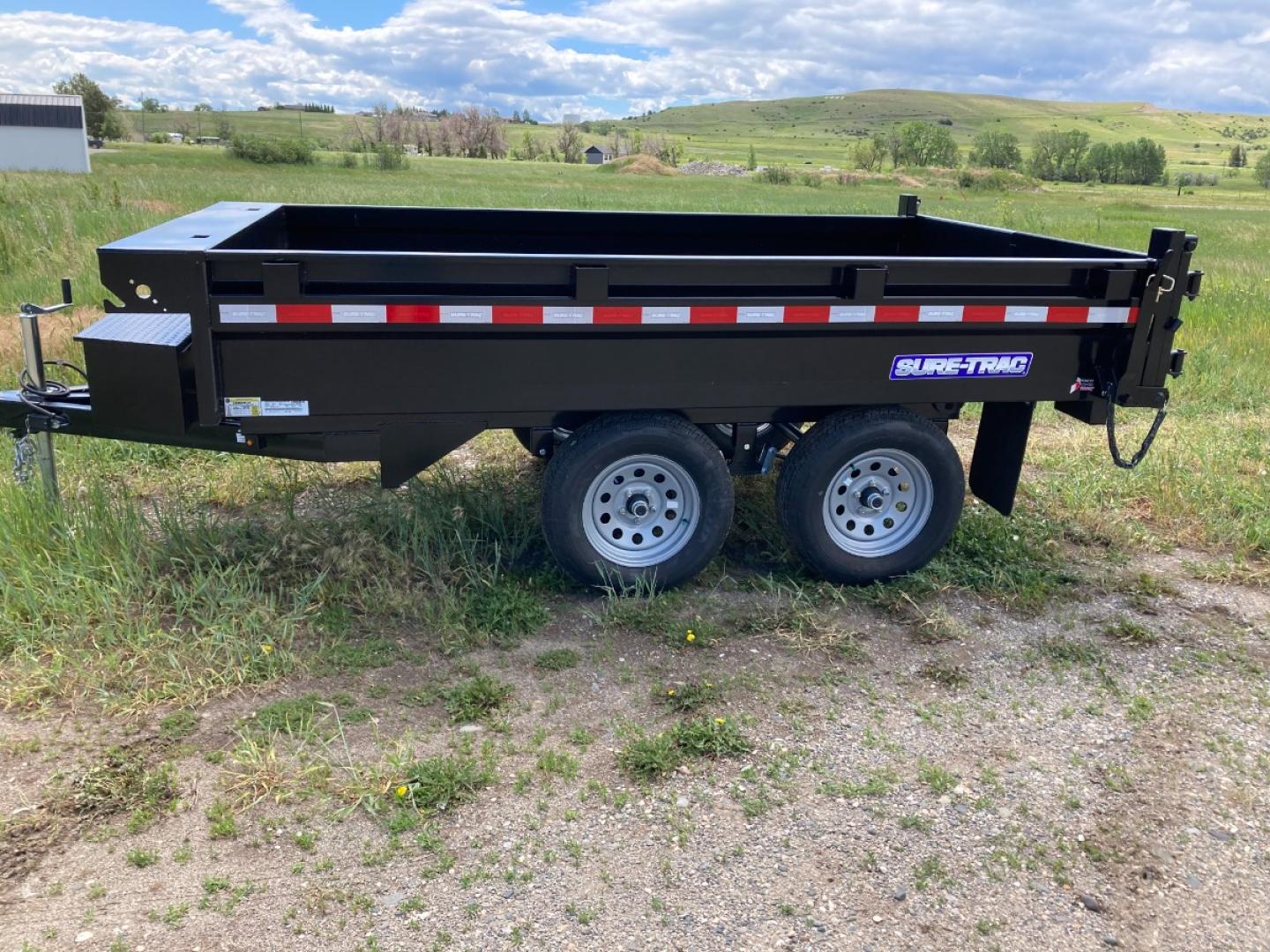 2024 SureTrac 6 x 10 Deckover Dump Trailer , located at 310 West 1st Ave, Big Timber, MT, 59011, (406) 860-8510, 45.833511, -109.957809 - Photo#0